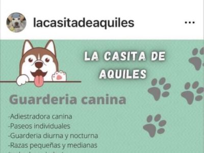 Guardería canina 'como en casa' LA CASITA DE AQUILES